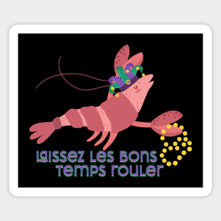 Mardi Gras Party Crawdad Magnet